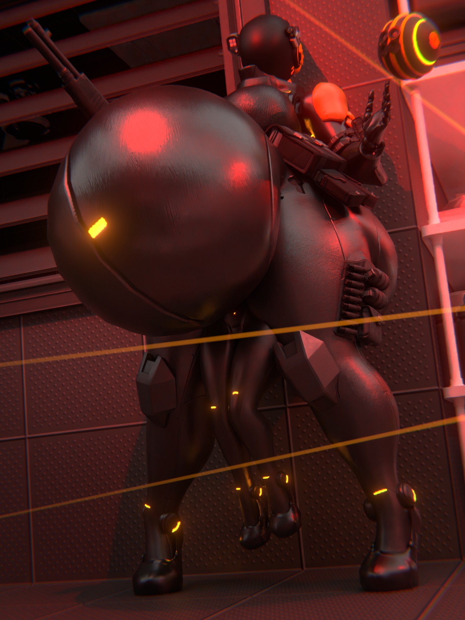 3d, ass, big ass, big breasts, breasts, bubble ass, bubble butt, female, haydee, haydee (game), huge ass, qzk forte, thick thighs, unbirthing, vore, wide hips