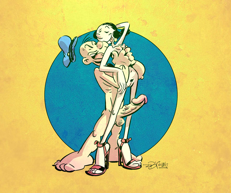 groping meatpencil olive_oyl popeye popeye_(series) popeye_the_sailorman