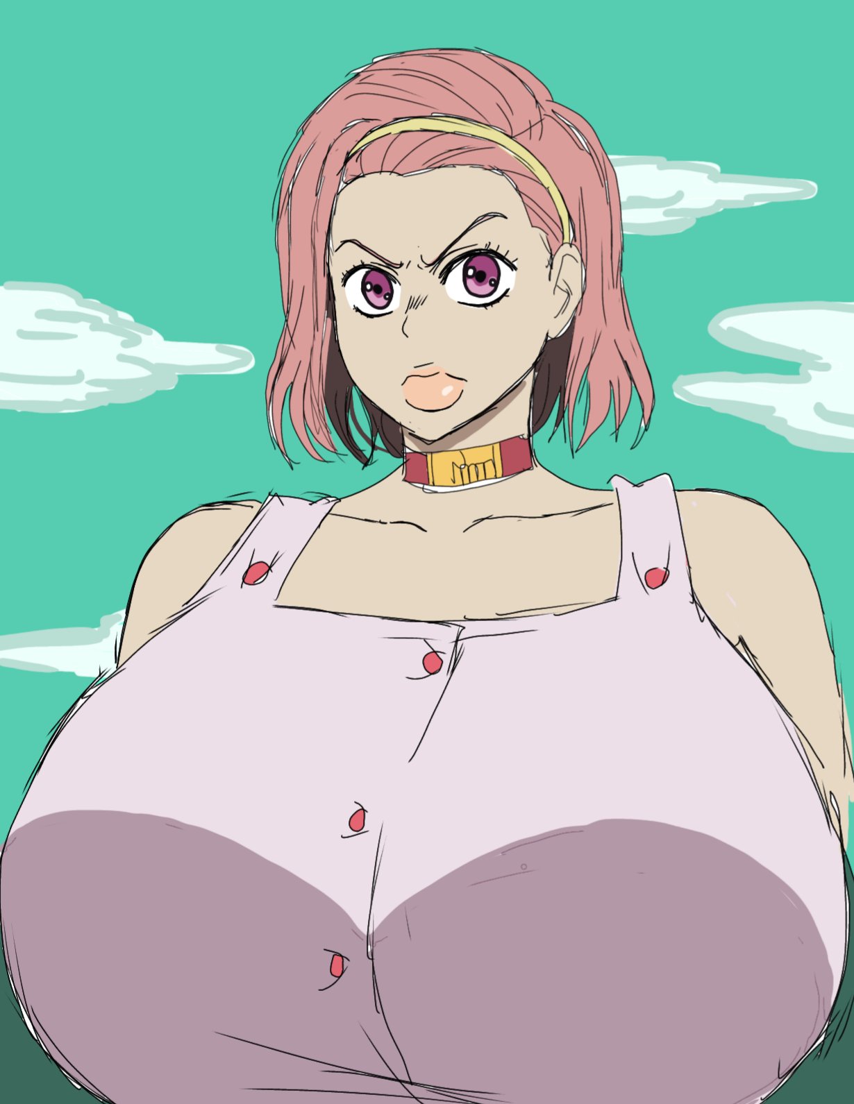 1female, 1girls, diamond is unbreakable, female, female only, jojo's bizarre adventure, momiji (artist), reimi sugimoto, solo, solo female