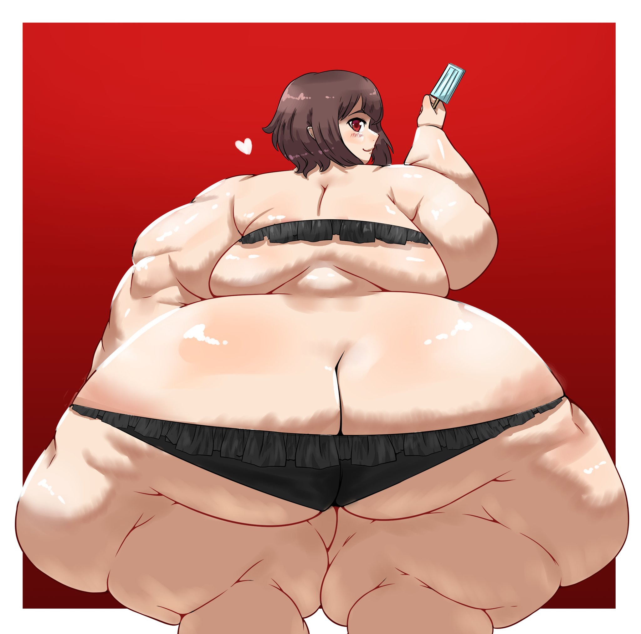 1girls, ass, bbw, big ass, chubby female, fat, fat ass, fat female, female, female only, gigantic belly, huge ass, kono subarashii sekai ni shukufuku wo!, massive ass, megumin, obese, obese female, overweight, overweight female, panties, pivk00, solo, ssbbw, swimsuit, thick thighs, thighs, thunder thighs