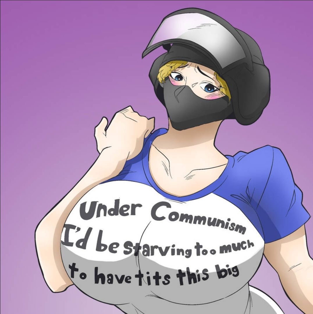 alternate_breast_size behemaid blush breasts color female female_only iq_(rainbow_six) large_breasts massive_breasts rainbow_six rainbow_six_siege solo tagme