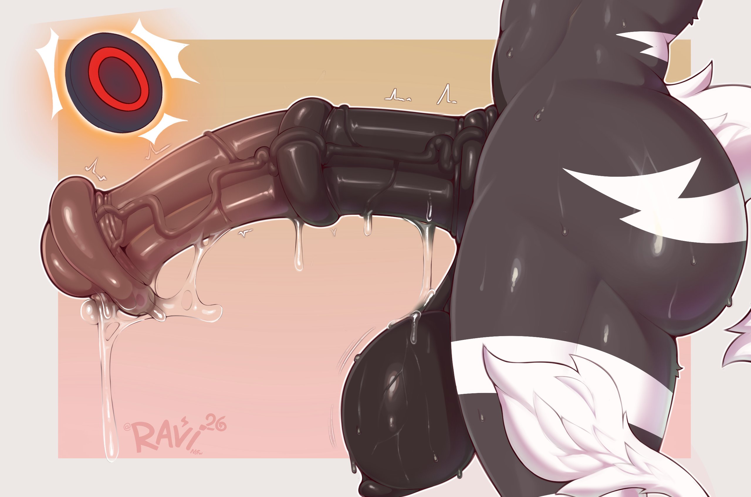 1boy, abs, anthro, ass, balls, big ass, big balls, big penis, black body, black fur, bottomheavy, button, equine humanoid, erect penis, erection, femboy, fit male, fur, furry, generation 5 pokemon, hanging balls, hanging penis, horse penis, horsecock, huge balls, huge penis, hung twink, hyper, hyper balls, hyper penis, large ass, large balls, large penis, lower body, lower body focus, male, male focus, massive penis, motion lines, muscular thighs, naked, naked male, nintendo, nude, penis, penis sheath, penis vein, playstation button symbol, pokemon, pokemon (species), precum, precum drip, precum dripping, precum on balls, precum on penis, profile view, ravi (ravieel), ravieel, side view, simple background, solo, solo focus, striped body, sweat, sweat drops, sweatdrop, sweatdrops, sweating, sweaty abs, sweaty ass, sweaty balls, sweaty body, sweaty penis, tail, thick thighs, thighs, throbbing penis, twink, two-tone background, upper body out of frame, veiny balls, veiny penis, white body, white fur, white stripes, wide thighs, zebra, zebra humanoid, zebra tail, zebstrika