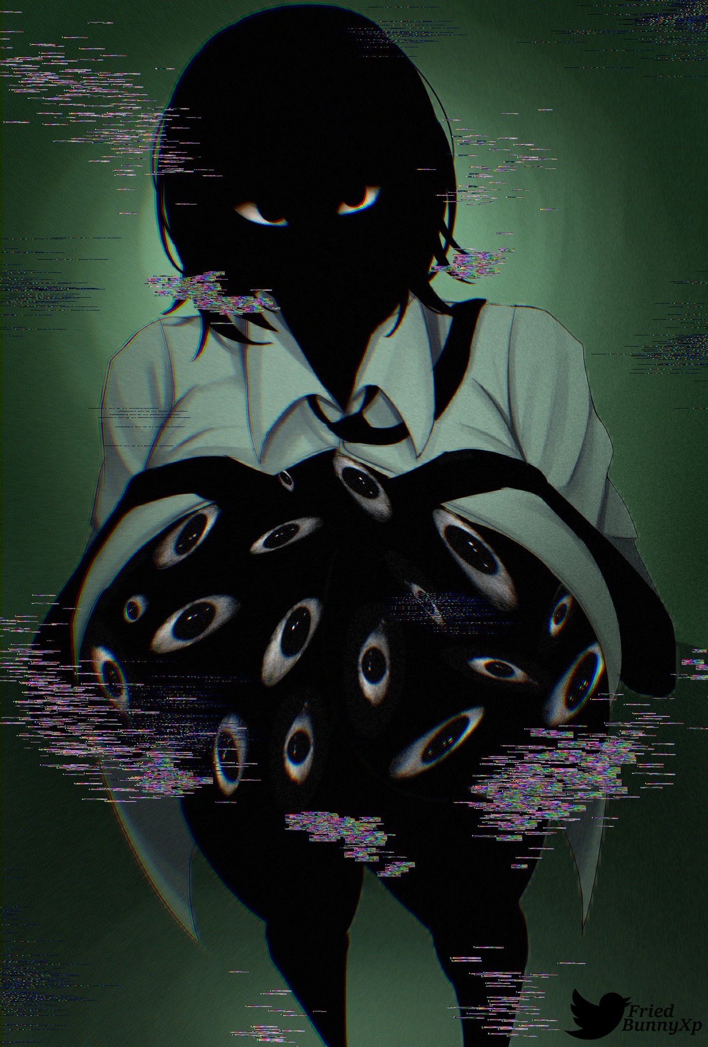 1female, 1girl, 1girls, 2026, 2d, 2d (artwork), 2d art, 2d artwork, alternate version, alternate version at source, alternate version available, big boobs, big breasts, black body, black hair, black necktie, black pupils, black skin, boobies, boobies out, boobs, boobs out, breasts, breasts out, censored, censored nipples, censored pussy, collared shirt, colored, creepy eyes, digital, digital art, digital drawing, digital drawing (artwork), digital media, digital media (artwork), entity, eyes, eyes on body, eyes on breasts, female, female focus, female only, female solo, giant boobies, giant boobs, giant breasts, girl, girl focus, girl only, girl solo, glitch effect, hair, head, huge boobies, huge boobs, huge breasts, large boobies, large boobs, large breasts, legs, looking at viewer, multi eye, nate hand gesture, neck, necktie, non-human, nonhuman, open shirt, shirt, shirt open, short hair, shoulder length hair, solo, solo female, solo focus, solo girl, solo only, staring at viewer, tagme (artist), tie, topwear, twitter link, twitter logo, twitter source, unknown species, username, watermark, white collar, white collared shirt, white sclera, white shirt, white top, white topwear