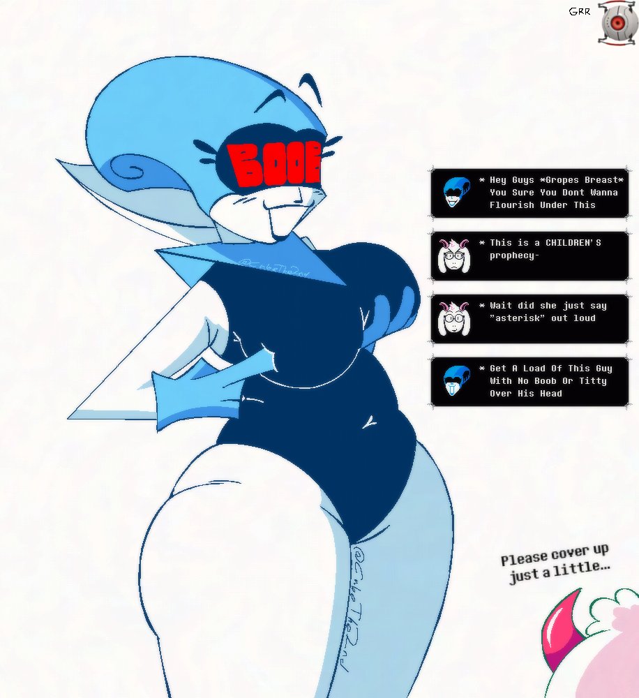 1girls, artist request, big breasts, breasts, clothed, clothed female, clothing, deltarune, deltarune chapter 2, female, female focus, groping, groping breast, groping breasts, groping own breast, huge breasts, humanoid, queen (deltarune), ralsei, robot, robot girl, robot humanoid, tagme (artist), thick thighs, thighs, undertale (series), voluptuous, voluptuous body, voluptuous female, white skin, wide hips, wide thighs