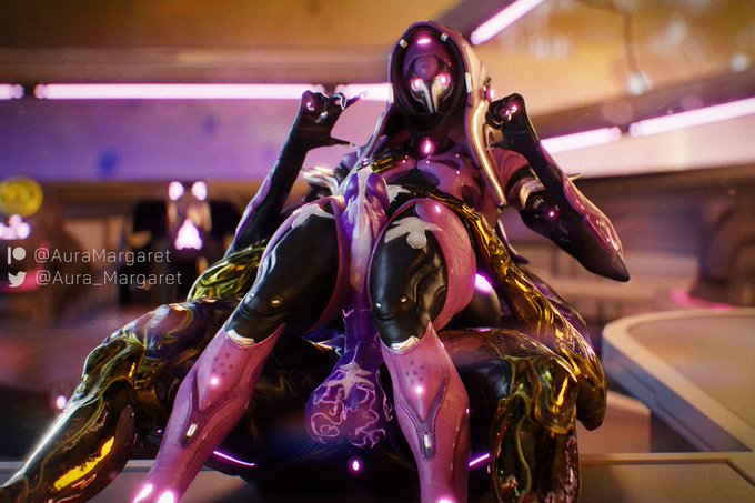 1futa 1girls 3d athletic_female athletic_futanari auramargaret cum female_on_top futanari huge_cock saryn_(warframe) thigh_sex warframe wisp_(warframe)