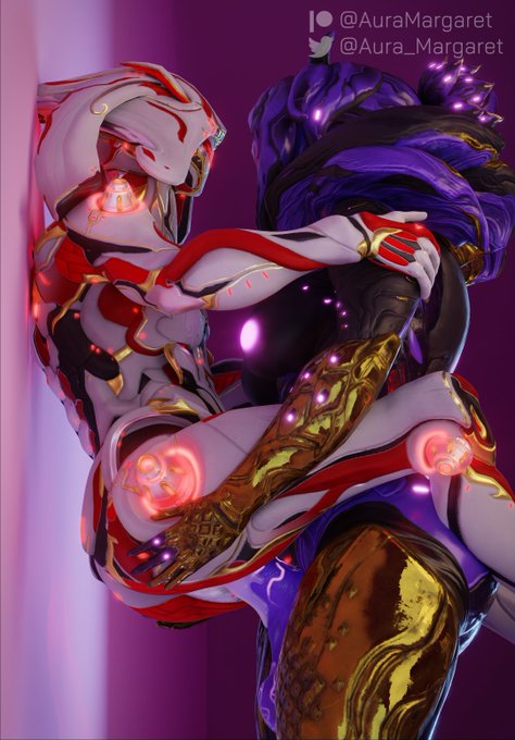 1futa, 1girls, 3d, ass, athletic, athletic female, athletic futa, auramargaret, balls, big ass, big breasts, big penis, breasts, cum, duo, female, futa on female, futanari, humanoid, humanoid penis, intersex, ivara (warframe), penis, saryn (warframe), saryn napellus (warframe), sex, source request, standing, warframe