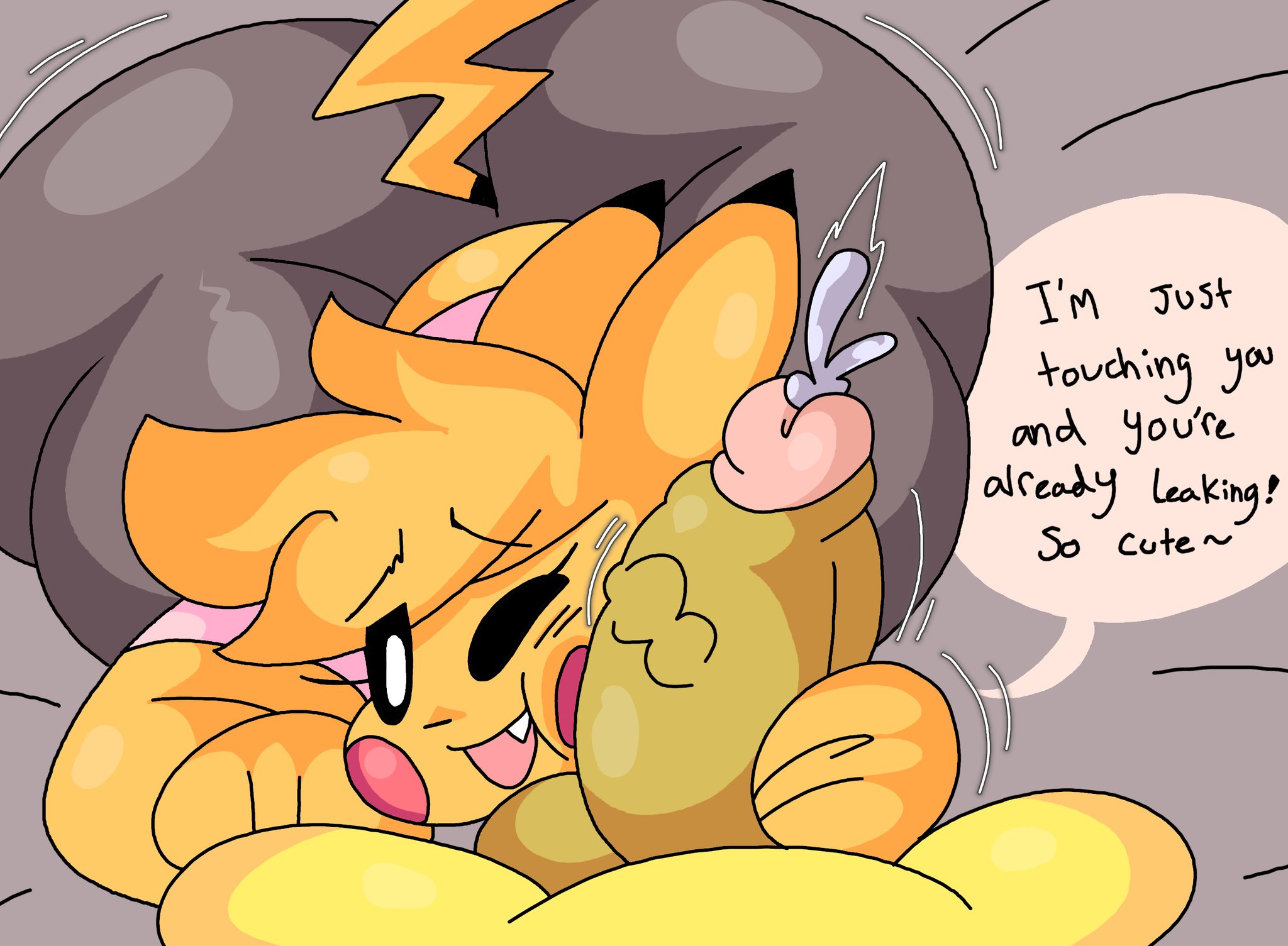 big penis, casey (lewd dorky), cosplay pikachu, dork boi, female, huge cock, lewd dorky, male, nintendo, penis, penny thunder, pikachu, pokémon (species), pokemon, pokemon (species), tagme