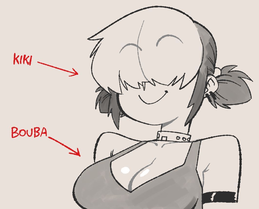 breasts, kiki (teelokay), tagme, teelokay (artist)