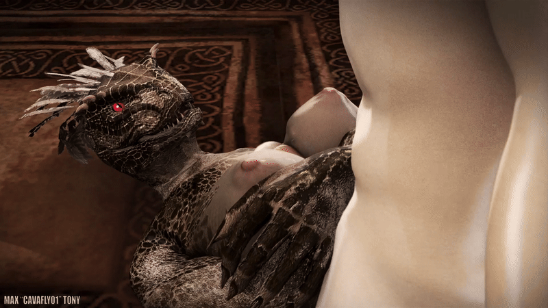 1boy, 1girls, 3d, 3d animation, 3d model, animated, anthro, argonian, argonian female, bethesda softworks, breasts, cavafly01, faceless male, female, furry, gif, human, human on anthro, interspecies, light skin, light-skinned male, male, male on anthro, male/female, nude, nurja, on back, outercourse, paizuri, pale skin, pale-skinned male, penis, red eyes, reptile, scales, scalie, sex, skyrim, tagme, the elder scrolls