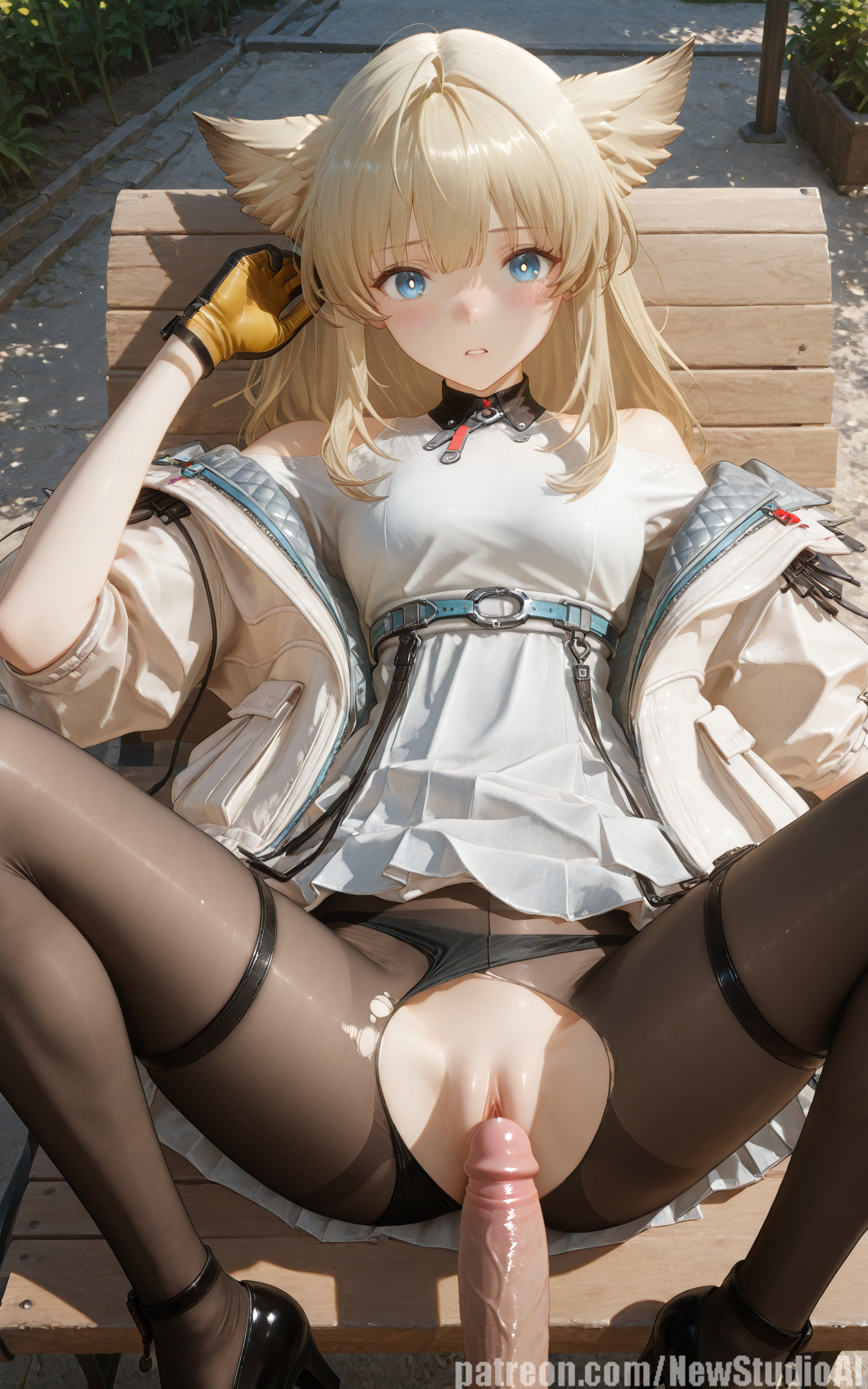 1girls, ai generated, arknights: endfield, newstudioai, pantyhose, perlica (arknights: endfield), tagme