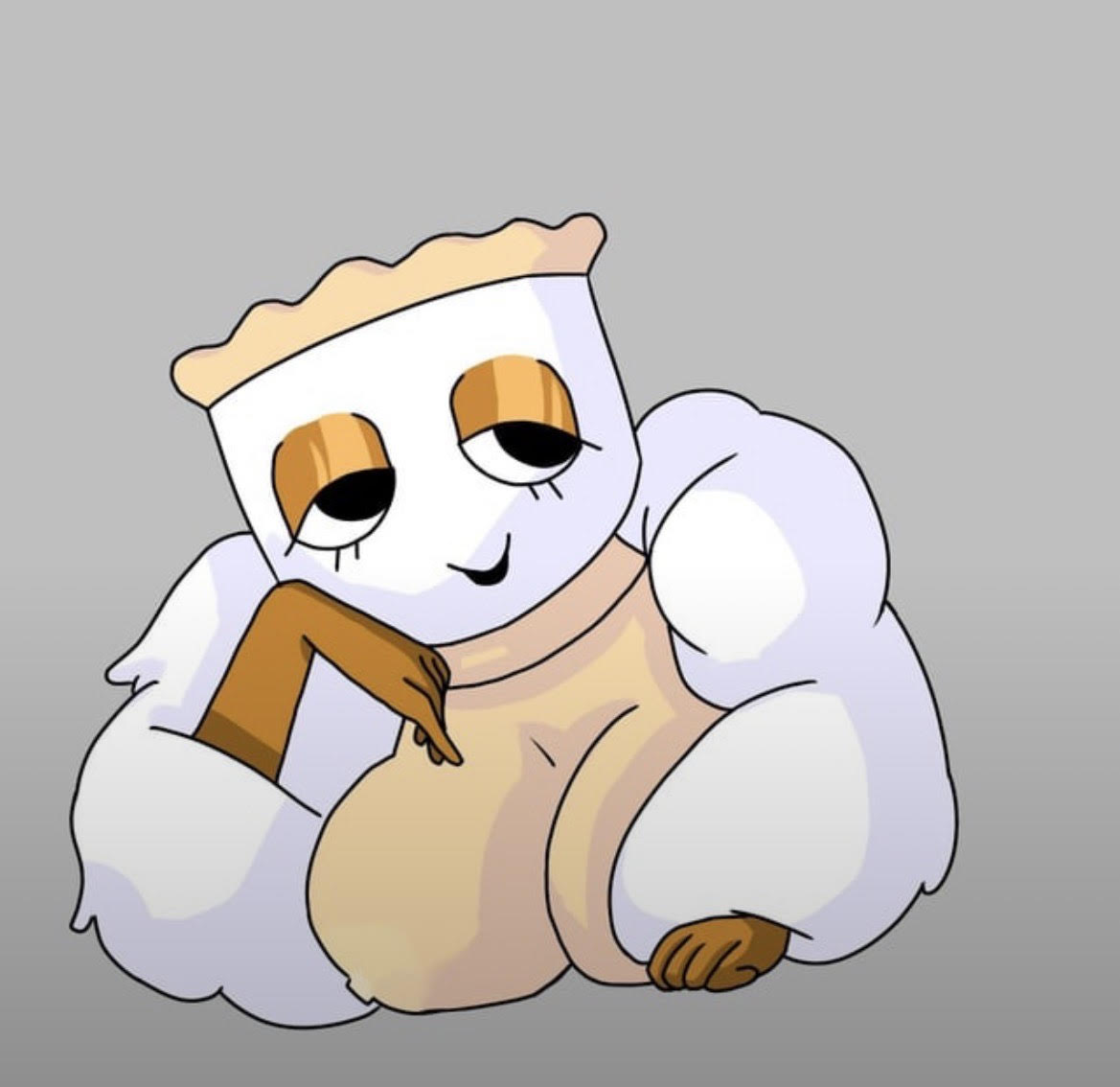 1girls, blushcrunch studio, breasts, dandy's world, dandys world, hands, roblox, teacup, teagan (dandy's world)
