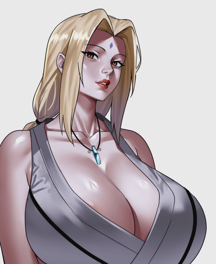 1girls, areolae, bare arms, bare shoulders, bbw, big breasts, blonde hair, boruto: naruto next generations, brown eyes, busty, cleavage, close-up, clothed, clothing, eyelashes, female, female focus, female only, forehead jewel, forehead mark, gilf, hair ribbon, hi res, high resolution, highres, huge areolae, huge breasts, jewelry, large areolae, large breasts, light skin, light-skinned female, lips, lipstick, makeup, mature, mature female, mature woman, milf, mommy milkers, naruto, naruto (classic), naruto (series), naruto shippuden, naruto: the last, necklace, oppai, pale skin, pale-skinned female, parted lips, perky breasts, pigtails, pink lips, pink lipstick, ribbons, shonen jump, shounen jump, shueisha, sleeveless shirt, solo, solo female, solo focus, tied hair, tsunade, twintails, very high resolution, voluptuous, voluptuous female, weekly shonen jump, weekly shounen jump, yellow hair, zinfian