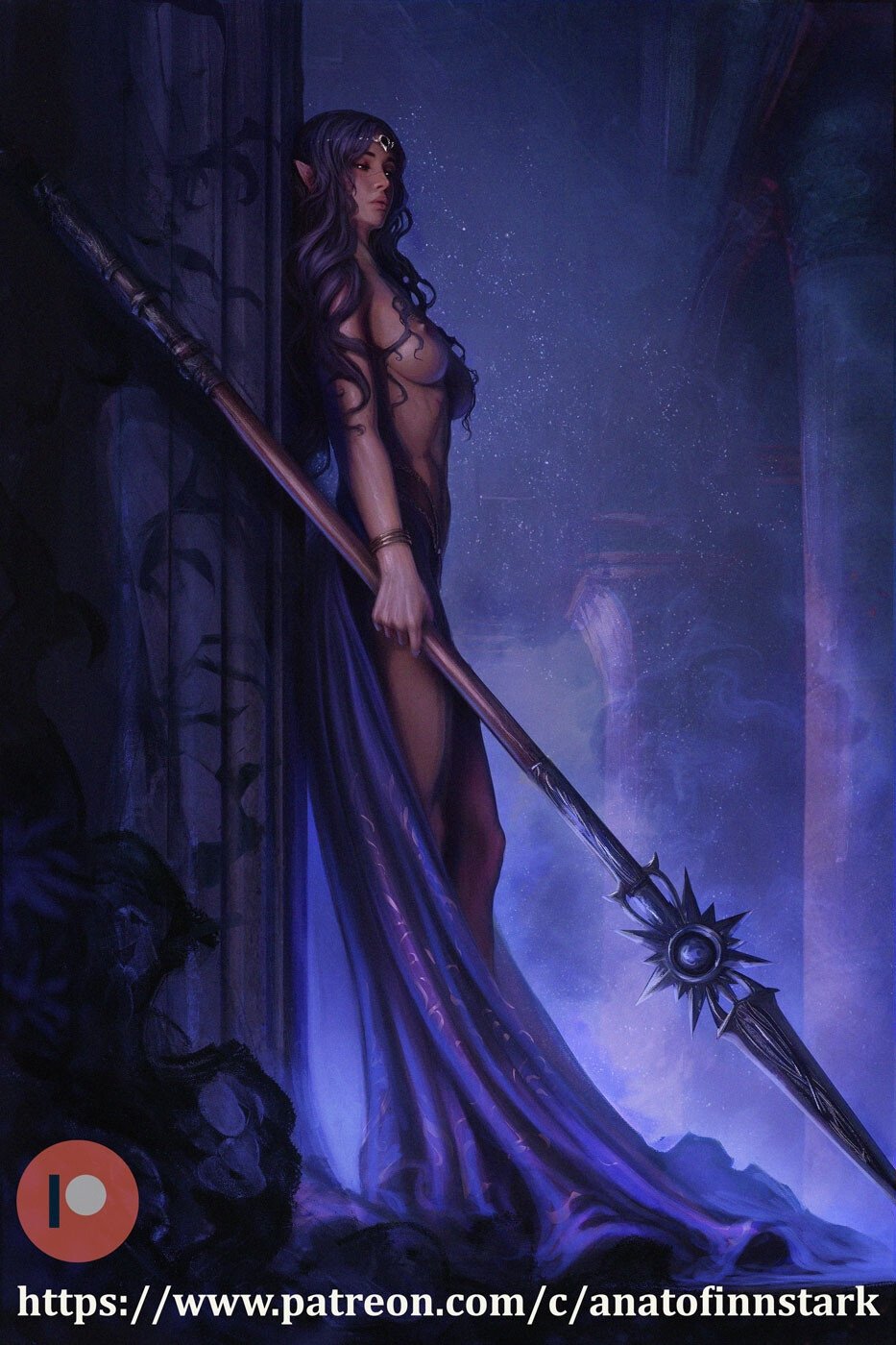 anato_finnstark areola areola_slip areolae areolae_slip artistic artistic_nude baldur's_gate baldur's_gate_3 bare_arms bare_breasts bare_midriff bare_shoulders breasts breasts_apart breasts_out broad_shoulders clavicle curvaceous curvaceous_figure curves curvy curvy_body curvy_female curvy_figure curvy_hips digital_painting_(artwork) dungeons_and_dragons elf elf_ears elf_female elf_girl female female_focus female_only forgotten_realms fully_naked fully_nude hair_down half_elf hourglass_figure larian_studios long_hair medium_breasts no_visible_genitalia nonsexual nonsexual_nudity nude nude_female pale-skinned_female pale_skin pink_nipples pinup posing_with_weapon realistic realistic_breast_size realistic_proportions realistic_textures shadowheart solo solo_female solo_focus spear tasteful tasteful_nudity toned toned_female white_hair white_skin wide_hips