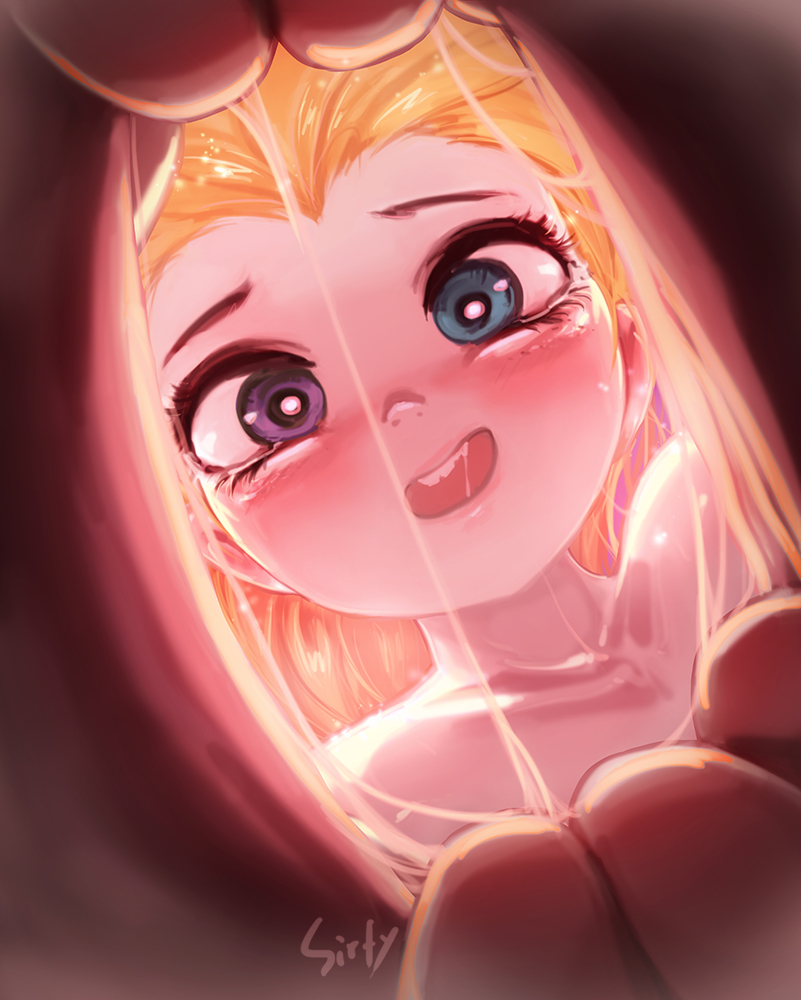 2girls, anus pov, female, gaping, gaping anus, heterochromia, inspecting, inspecting ass, league of legends, riot games, sirfy, spread anus, yuri, zoe (league of legends)