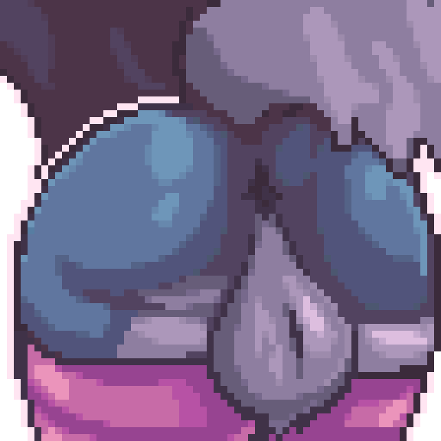 1:1 anus ass balls canid canine canis clothing digital_media_(artwork) effects femboy footwear genitals light lighting male mammal nightowl0090 outline pink_clothing pink_footwear pink_socks pixel_(artwork) shadowing socks solo white_outline wolf