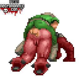 anal, anal sex, animated, ass, ass fuck, balls, cum, cum in ass, cum inside, demon, doom, doom (series), doom slayer (doom), duo, female, female penetrated, hdoom, male, male penetrating, male penetrating female, male/female, necronomic con, penis, pixel animation, pixel art, pussy, rough sex, sex, straight, transparent background