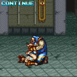 1boy, 1girls, animated, breasts, crying, defeat, defeated, defeated heroine, elfin (the peace keepers), fat male, female, female protagonist, indoors, male, missionary position, muscular, muscular male, nipples, older male, pixel art, rape, raravista, sex, straight, the peace keepers, tomboy, torn clothes, video games, younger female