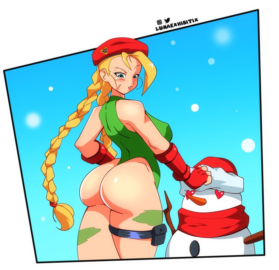 1girls, 2022, ass, athletic, athletic female, big ass, big breasts, braid, breasts, bubble ass, bubble butt, busty, cammy white, capcom, christmas, eyebrows, eyelashes, eyes, female, fit, fit female, gloves, hair, hat, hips, hourglass figure, large ass, large breasts, legs, long braid, long hair, lunaexhabbitix, no bra, no panties, solo, street fighter, street fighter ii, thick, thick ass, thick legs, thick thighs, thighs, thunder thighs, toned, toned female, topless, twin braids, voluptuous, watermark, wide hips