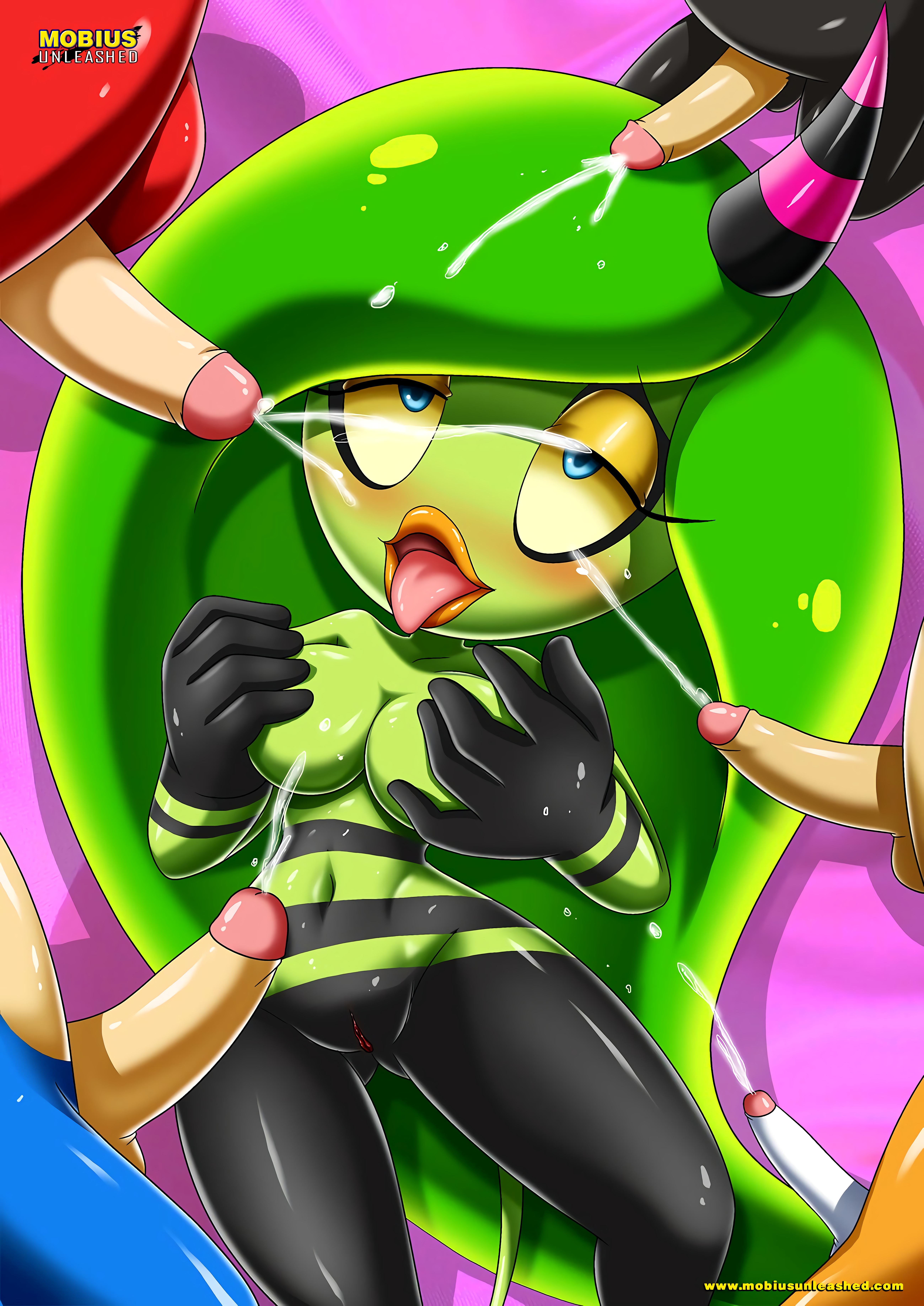 1girls, 2d, 5boys, bbmbbf, deadly six, female, knuckles the echidna, male, male villain, mobius unleashed, palcomix, sega, shadow the hedgehog, sonic (series), sonic lost world, sonic the hedgehog, sonic the hedgehog (series), tails, tails the fox, unseen male face, zeena, zeti, zeti (species)