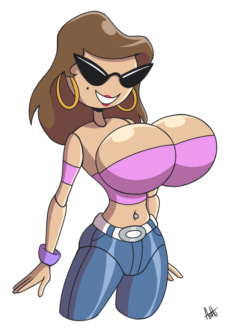 armpits ashesg ass babs_brando bimbo bimbo_body bimbofication bimbofied body_modification breasts dollification female good_vibes implied_transformation knick_knack mtv navel_piercing permanent_smile smile sunglasses sunnification thick_thighs thin_waist tinted_eyewear transformation wide_hips