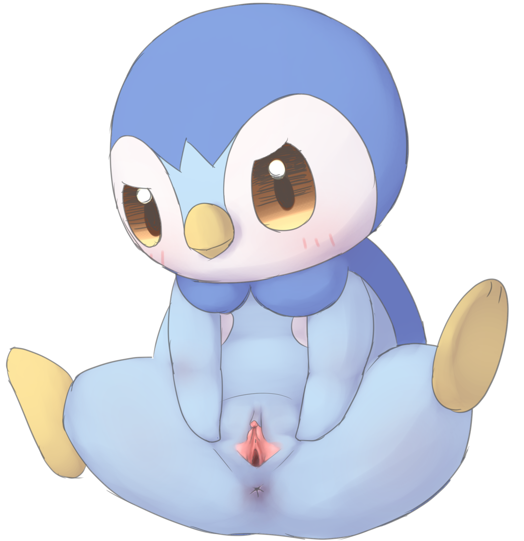 anus blush bunnag clitoral_hood clitoris female fur furry furry_only genitals looking_at_viewer nintendo nude piplup pokémon_(species) pokemon pokemon_(species) pussy semi-anthro simple_background solo spread_legs spread_pussy spreading urethra video_games white_background