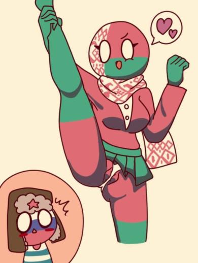 belarus (countryhumans), brother, cocomooooochi, countryhumans, countryhumans girl, female, flashing pussy, leg lift, pussy, russia (countryhumans), scarf, sister, skirt, surprised