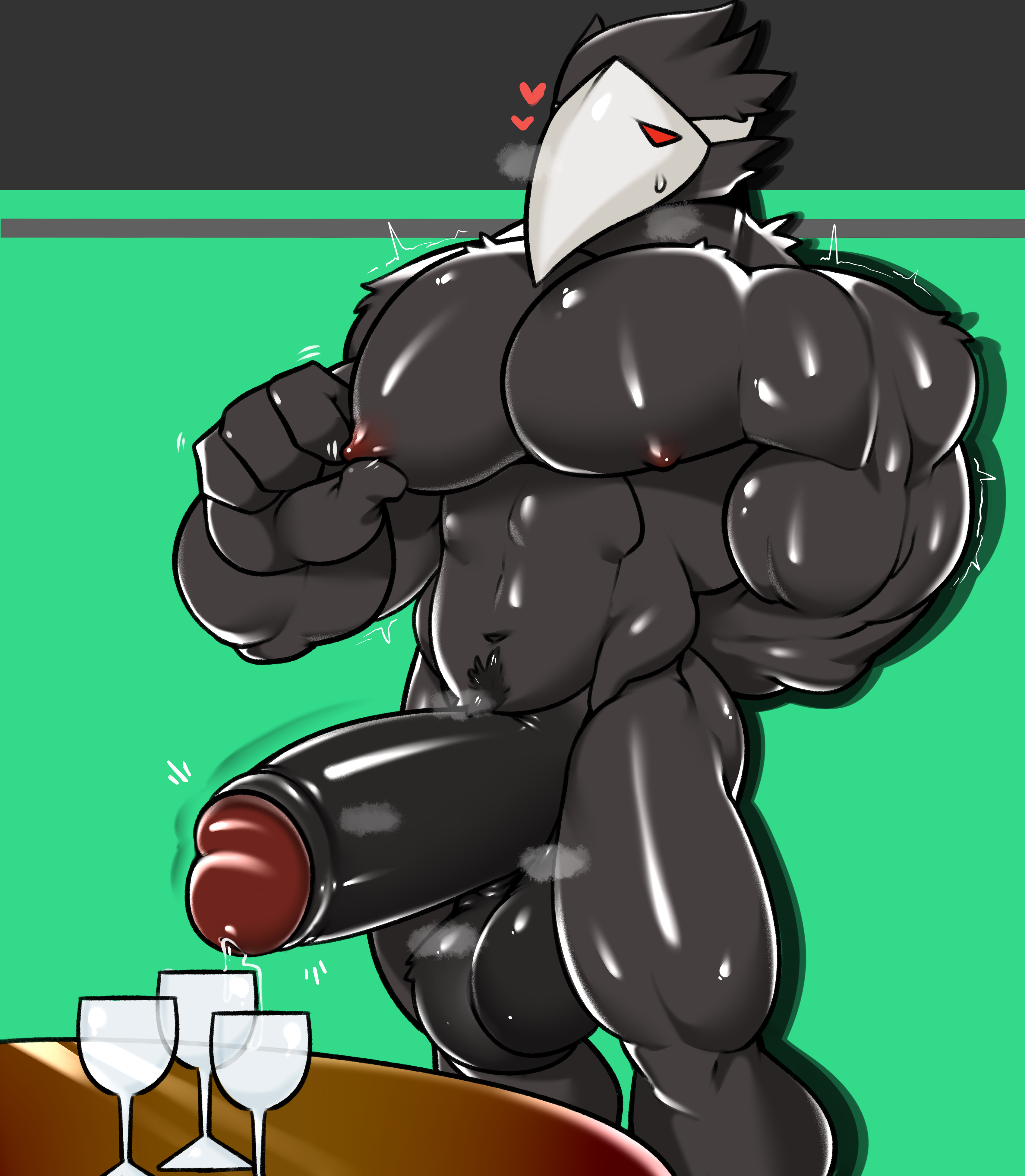 abs, artisticwolfie, balls, biceps, bodybuilder, boner, deltarune, erection, furry, gay, hyper, hyper balls, hyper genitalia, hyper muscles, hyper penis, hyper testicles, male, male focus, male only, muscles, muscular, muscular arms, muscular ass, muscular back, muscular legs, muscular male, muscular thighs, nipples, nude, pecs, penis, solo, solo male, swatchling (deltarune), testicles, tsukielewds, undertale (series), undertale23074, veins, veiny penis