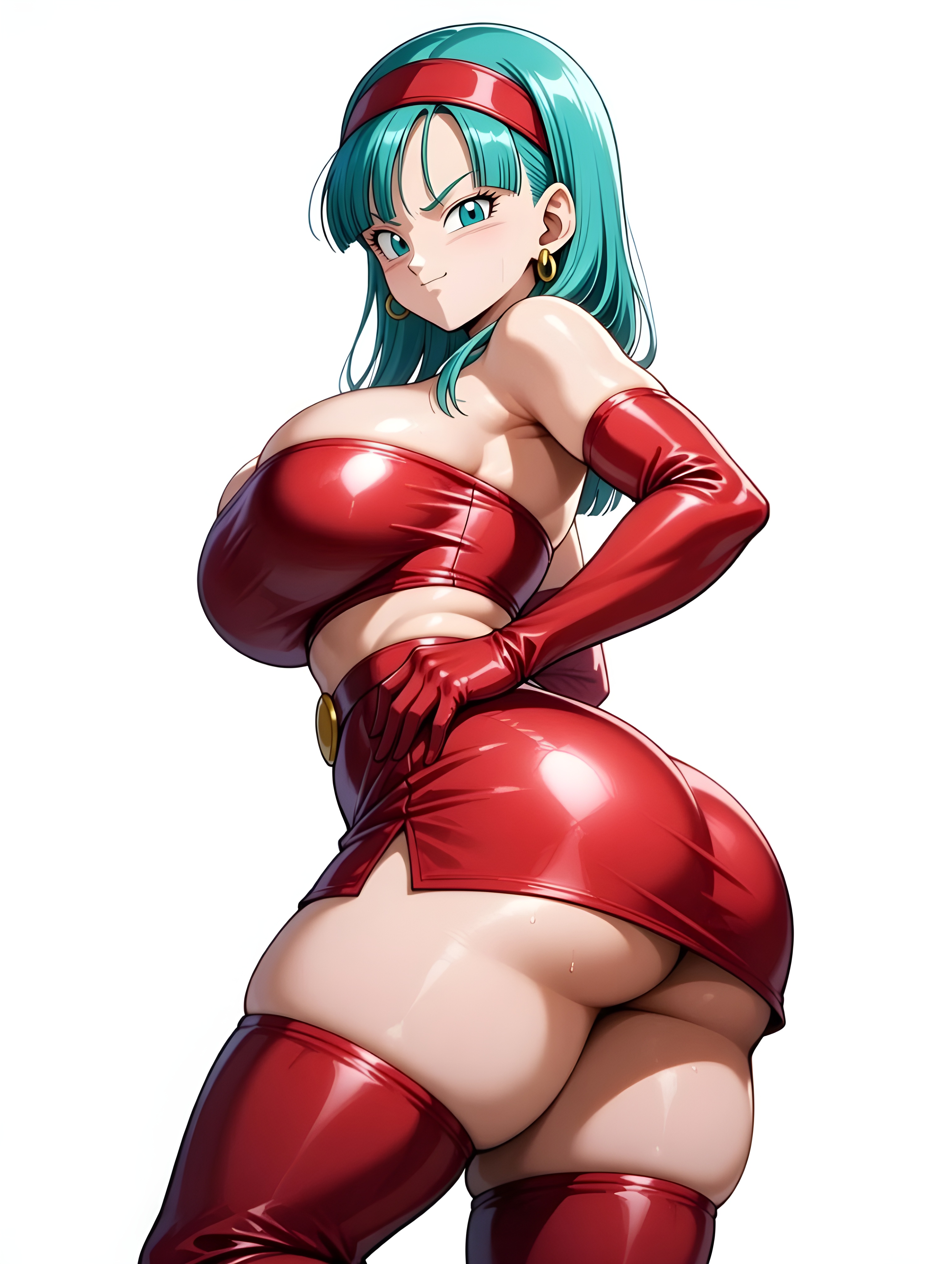 1girls, aged up, ai generated, bare ass, big ass, big breasts, big butt, bra (dragon ball), bra briefs, brasil louco, bubble ass, bubble butt, clothed, clothed female, curvaceous, curvy body, curvy female, curvy figure, dragon ball, dragon ball gt, dragon ball super, dragon ball z, female, female focus, female only, full body, full clothed, fully clothed, huge breasts, large ass, looking at viewer, looking back, looking down, presenting, presenting ass, rear view, seducing, seducing viewer, seductive, seductive look, seductive pose, seductive smile, sexy, sexy body, sexy pose, shueisha, simple background, solo female, solo focus, tagme, thick, thick ass, thick body, thick butt, thick legs, thick thighs, toei animation, white background