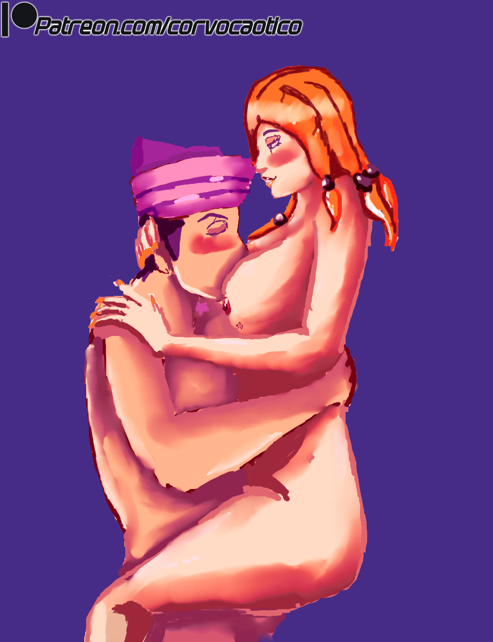 1boy 1girls cock_warming colored_sketch corvo corvo_caotico female jojo's_bizarre_adventure jojolion josuke_higashikata_(jojolion) kinktober kinktober_2021 male sketch yasuho_hirose