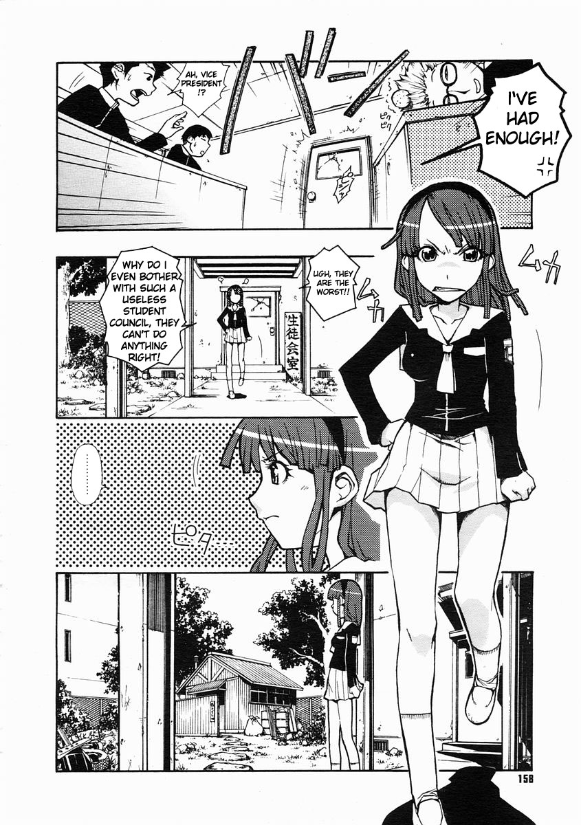 angry comic hard_translated highres isorashi monochrome school_uniform translated