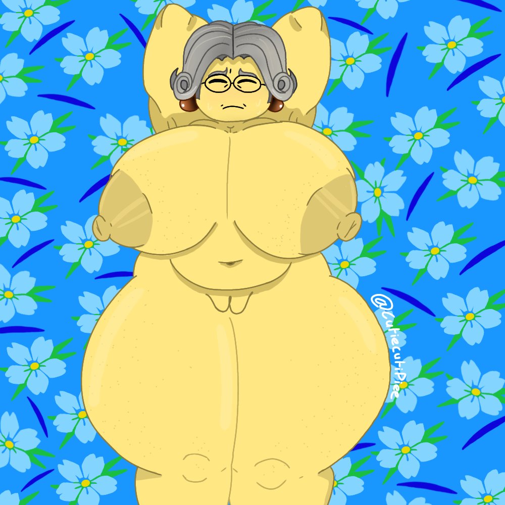 1girls, areolae, breasts, completely nude, completely nude female, cutiecutipiee, female, female only, forsaken (roblox), gilf, gray hair, hands behind head, mamaletsky, milf, nipples, nude, nude female, pussy, roblox, roblox game, robloxian, solo, solo female, standing, yellow skin
