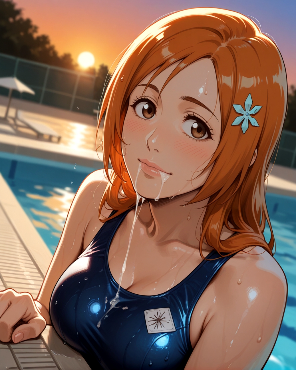 Inoue Orihime (Bleach) Rule 34 Image