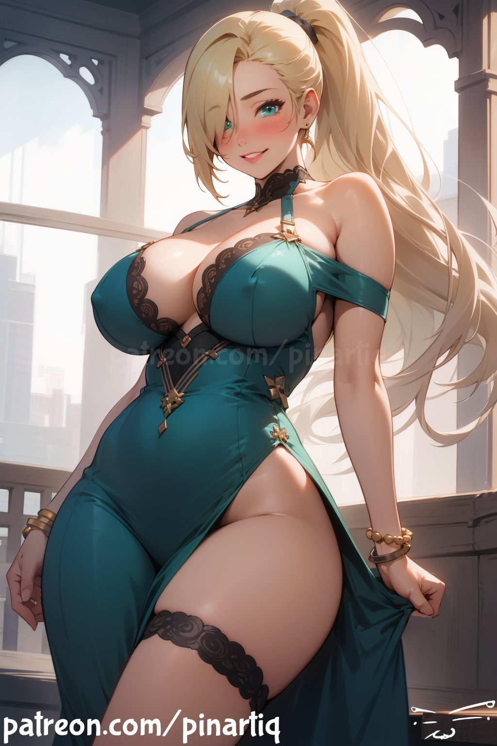1girls, ai generated, blonde hair, erect nipples, female, female only, human, ino yamanaka, long hair, naruto, naruto (classic), naruto (series), naruto shippuden, nipple bulge, nipples, nipples visible through clothing, pinartiq, ponytail, solo, stable diffusion, voluptuous, voluptuous female, yamanaka ino