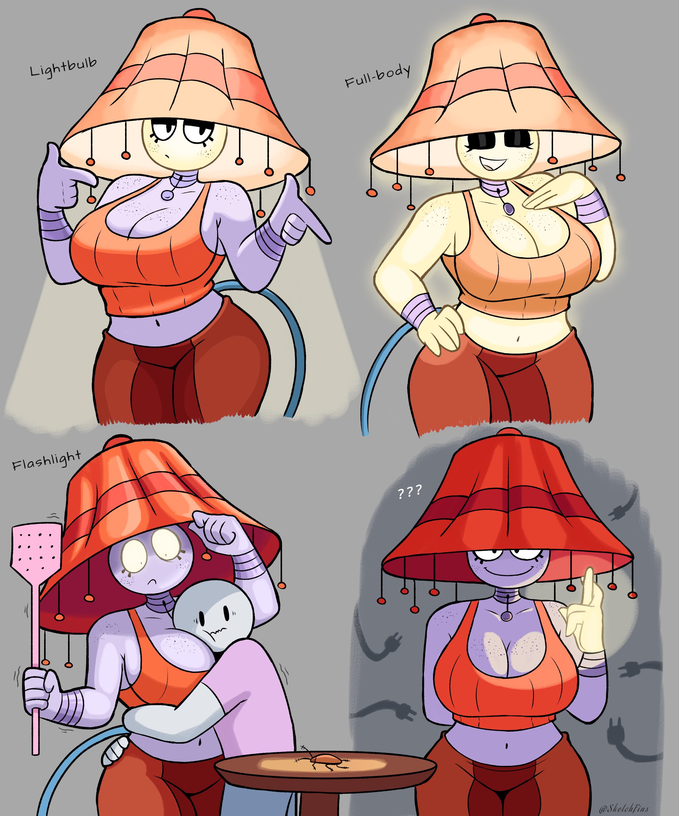 1girls, 2026, breasts, face in breasts, female, female only, hugging, hugging another, lampshay, oc, original character, sketchfins, tagme, thighs