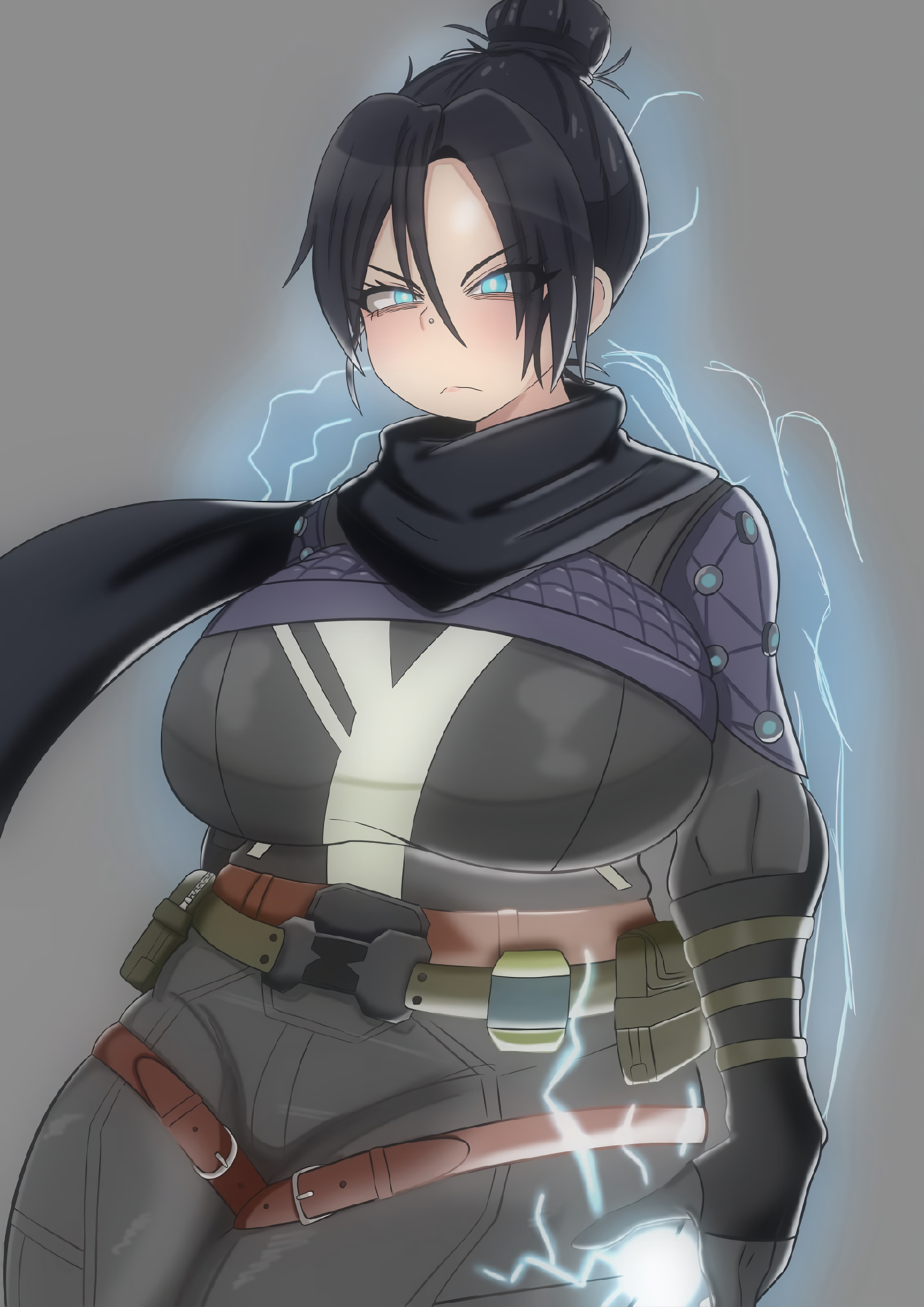 1girls, 2d, alternate breast size, apex legends, ass, belt, big ass, big breasts, big butt, big hips, big thighs, bottom heavy, breasts, cameltoe, female, female only, hips, huge ass, huge breasts, huge butt, human, human only, humanoid, large ass, large breasts, large butt, looking at viewer, pussy, solo, solo female, stretched clothing, thick, thick ass, thick thighs, thighs, tight clothing, tight fit, voluptuous, wide hips, wraith (apex legends)