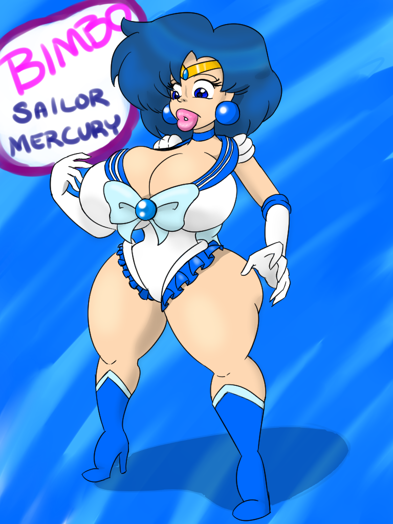 1girls ami_mizuno bimbo bimbofication bishoujo_senshi_sailor_moon clothing female female_only huge_ass huge_breasts large_breasts leotard luckybucket46 sailor_mercury solo thick_lips thick_thighs wide_hips