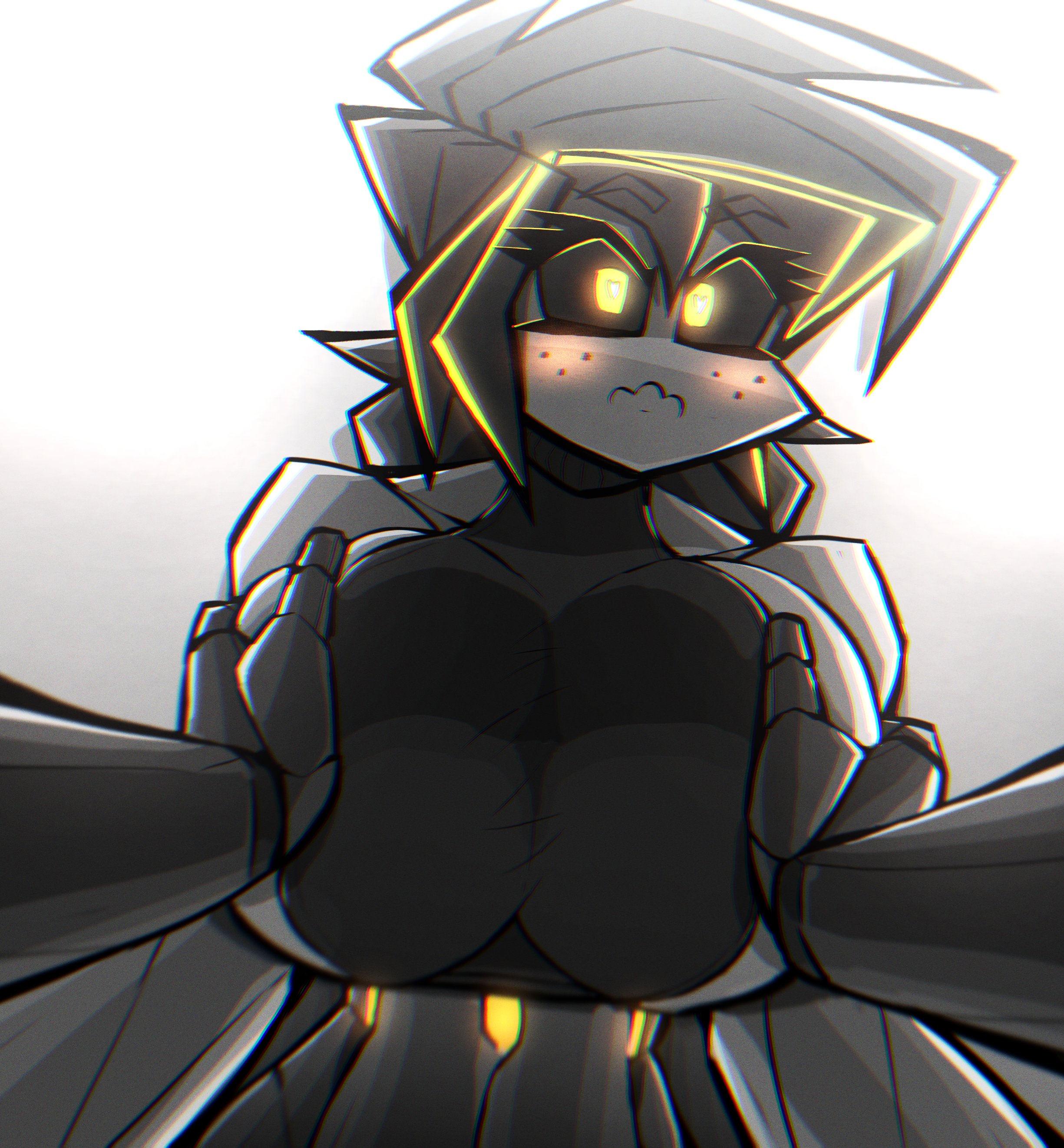 2girls, albry (zzzhodazzz), big ass, big boobs, big breasts, breasts, embarrassed, female, gigantic breasts, gigantic nipples, huge breasts, kyurbi, kyurby (zzzhodazzz), original character, robot, tits, underwear, yuri, zzzhodazzz