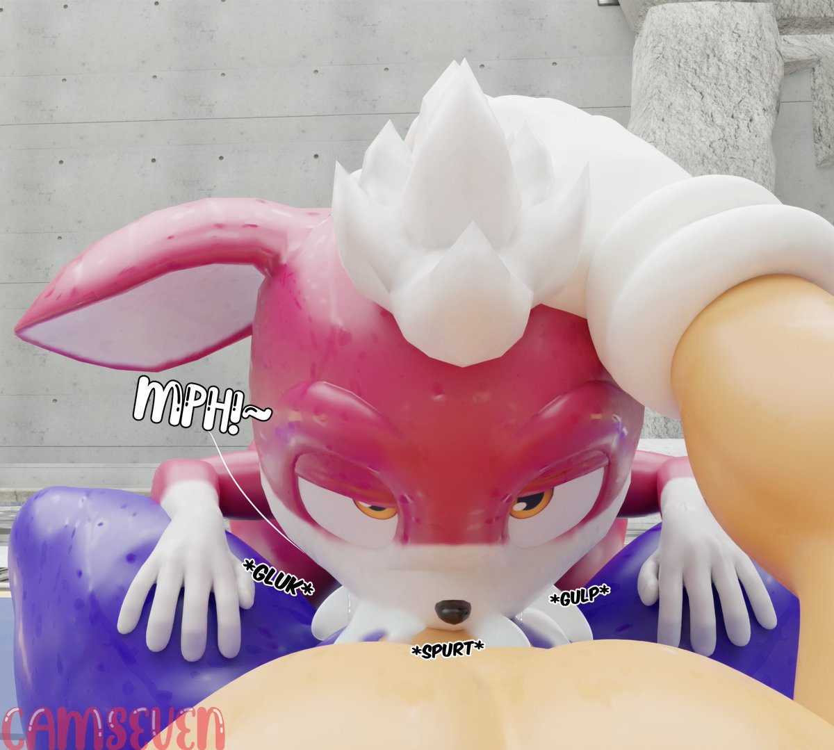 3d, anthro, anthro on anthro, anthrofied, ass, balls, big ass, big balls, big butt, big dom small sub, big penis, blender, blowjob, blue penis, camseven, chip (sonic), comic, comic page, cum, cum in ass, cum in mouth, cum in throat, deepthroat, dialogue, eye contact, fellatio, gay, gloves, gulp, hand on head, hedgehog, highres, male, naughty face, oral, oral sex, penis, pov, red fur, sega, sex, sonic (series), sonic the hedgehog, sonic unleashed, source filmmaker, swallowing penis while deepthroat, workout, workout clothes, yellow eyes, yoga, yoga pants