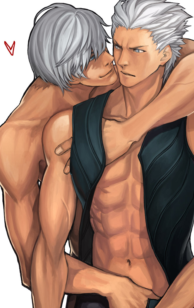 dante devil_may_cry male male_only multiple_males tagme vergil yaoi