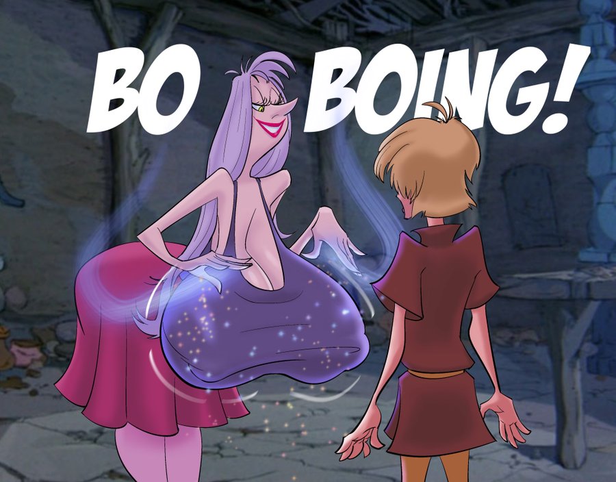 1boy 1girls 5_fingers alternate_breast_size arms arthur_(sword_in_the_stone) arthur_pendragon arthurian_legends ass bare_shoulders big_ass big_breasts big_butt blonde_hair breast_expansion breasts bust busty butt cleavage curvy disney disney_villains expansion eyelashes female gilf green_eyes growth hands highres hips hourglass_figure huge_ass huge_breasts huge_butt human human_only humanoid hyper hyper_breasts john_coffe large_ass large_butt legs lipstick long_hair lower_body madam_mim magic makeup male mature_female nipple_bulge older_female pink_skirt pokies purple_hair purple_skin short_hair skirt smile teeth the_sword_in_the_stone thick thick_ass thick_thighs thighhighs thighs top_heavy upper_body voluptuous wide_hips witch younger_male