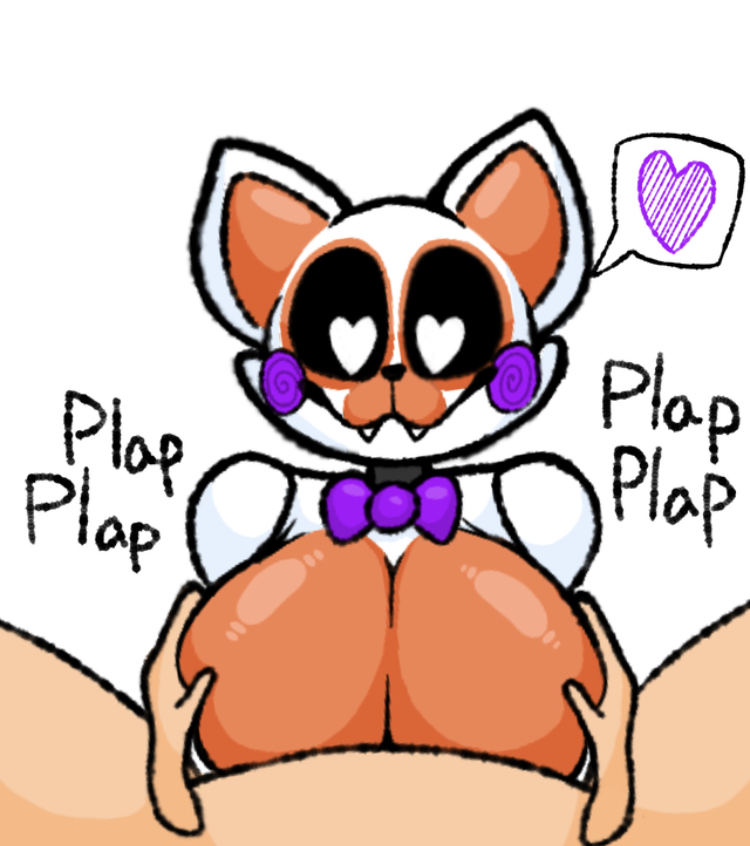 1boy 1boy1girl 1girls bare_shoulders big_breasts bowtie breast_grab breasts busty cute female five_nights_at_freddy's five_nights_at_freddy's:_sister_location five_nights_at_freddy's_world fox fox_ears fox_girl furry furry_ears heart-shaped_pupils heart_bubbles heart_eyes lolbit_(fnaf) male naked no_nipples no_visible_genitalia no_visible_nipples nude orange_chest orange_fur paizuri paizuri_on_lap plap_(sound) purple_cheeks sex vanny_simp87 white_background white_eyes white_fur