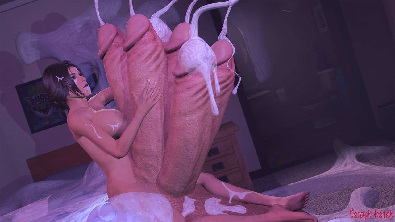 1futa 3d artist_request breasts full-package_futanari futanari gigantic_penis hexaphallia huge_balls huge_breasts huge_cock large_breasts large_penis large_testicles long_penis multi_genitalia multi_penis penis tagme testicles