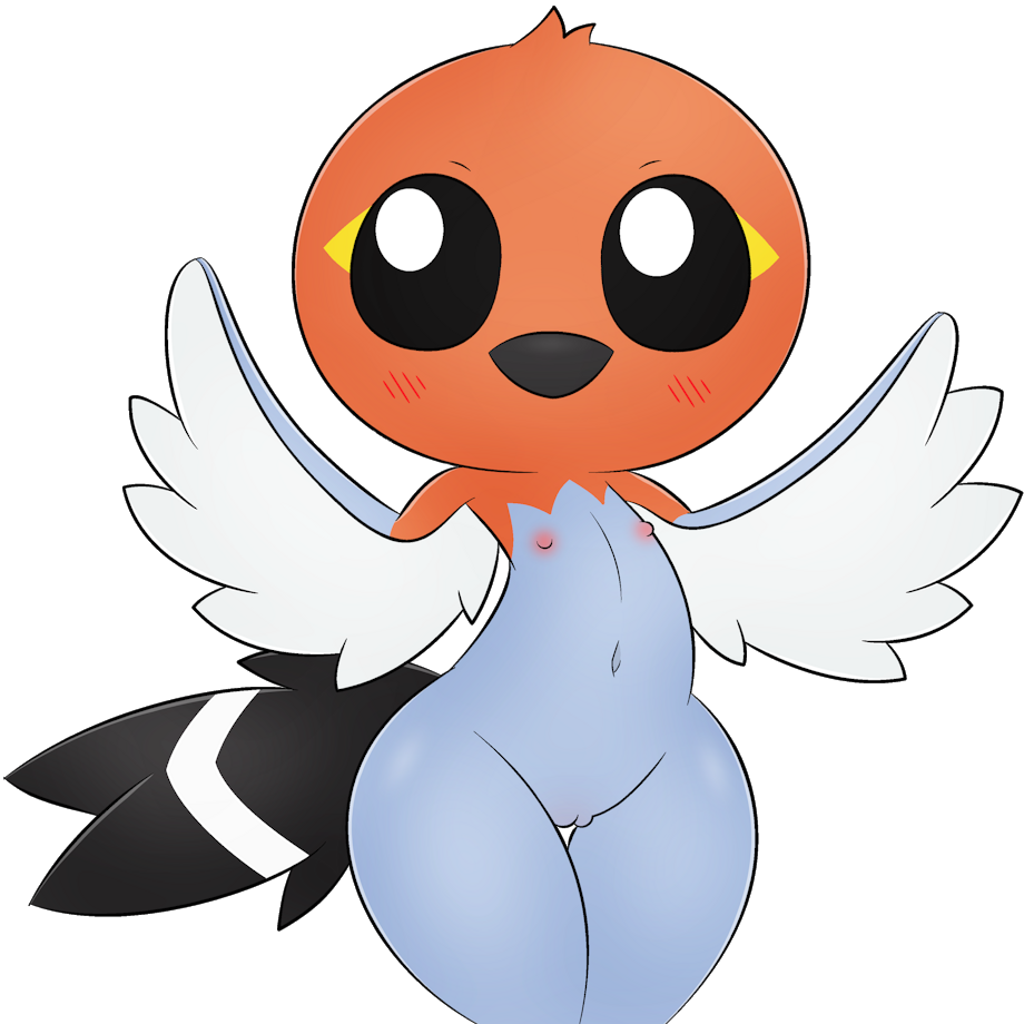 1girls anthro avian belly big_eyes birb bird chibi cute fanart feathers female flat_chest fletchling game_freak girl grey hips navel nintendo nipples nude nude_female orange pokémon_(species) pokemon pokemorph pussy solo_female tagme tail tease thick thick_thighs thighs uncensored wide_hips wings zinzoa