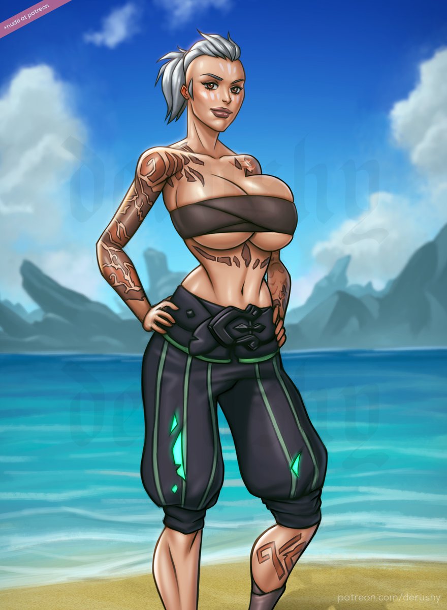 1girls artist_name athletic athletic_female big_breasts bimbo breasts busty cleavage derushy eyebrows eyelashes eyes female female_only fit fit_female hips hourglass_figure human large_breasts legs light-skinned_female light_skin lips millennium4ever original original_character pirate_hellcat rareware sea_of_thieves short_hair tattoo thick upper_body voluptuous wide_hips xbox_game_studios