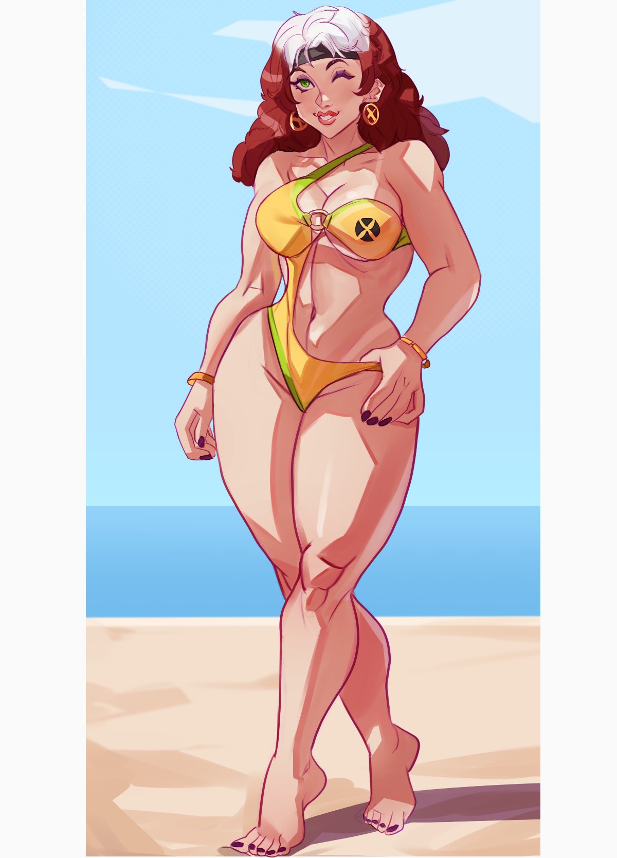 1girls, anna marie, big ass, big breasts, breasts, bust, busty, chest, curvaceous, curvy, curvy figure, digital media (artwork), dlusional, female, hips, homo superior, hourglass figure, huge ass, huge breasts, large ass, large breasts, legs, marvel, marvel comics, mature, mature female, mutant, mutant (marvel), rogue (x-men), slim waist, thick, thick hips, thick legs, thick thighs, thighs, voluptuous, waist, wide hips, x-men