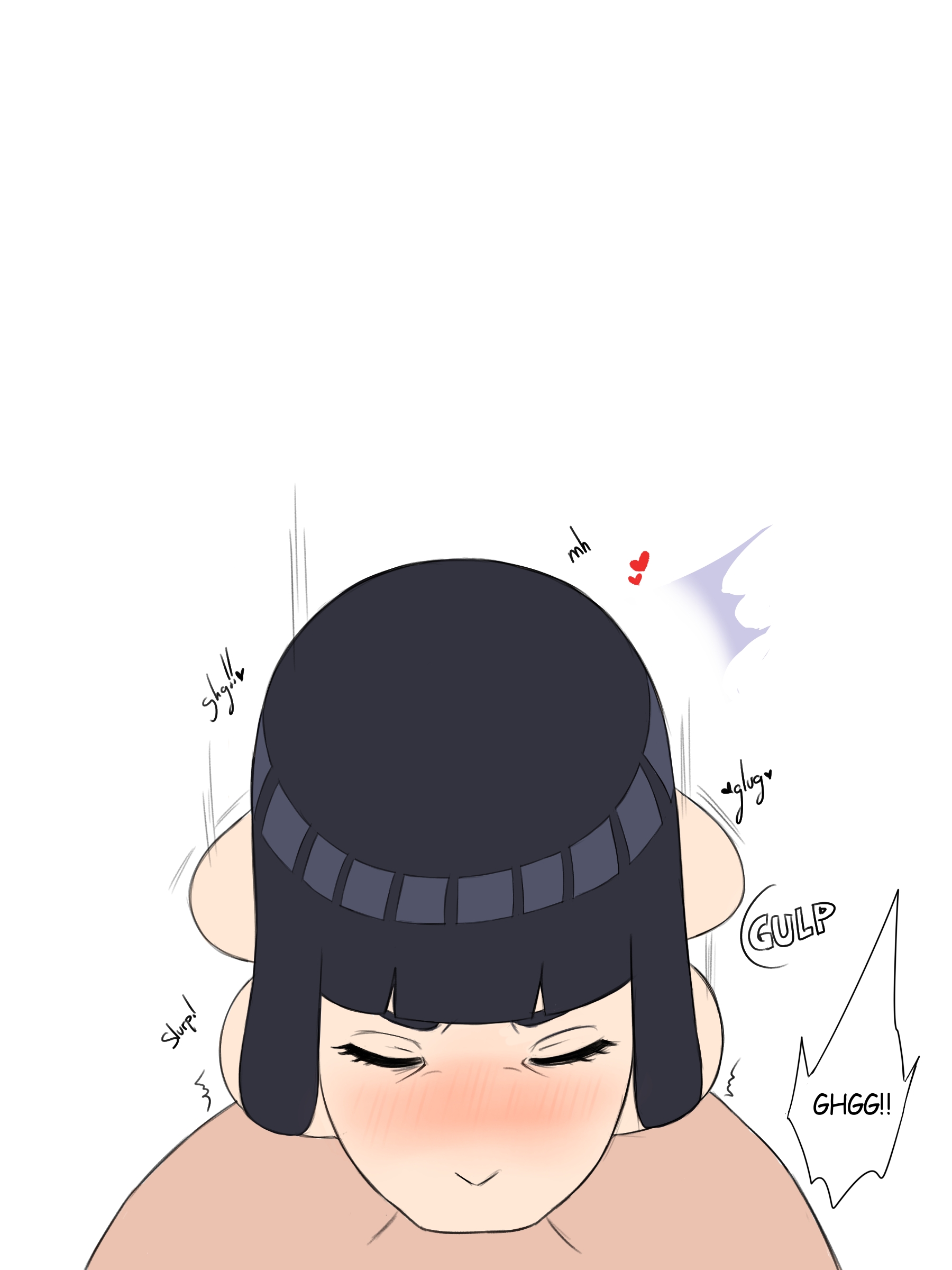:>=, asian, biggies00, black hair, blowjob, cute, deepthroat, deepthroat holder, deepthroat no hands, eye contact, fellatio, female, fringe, gulp, hands-free, hime cut, huge cock, hyuuga hinata, kneeling, male, naruto, naruto (series), naruto shippuden, naruto: the last, no gag reflex, oral, penis, petite, pov, swallowing penis while deepthroat, unseen male face, uzumaki naruto
