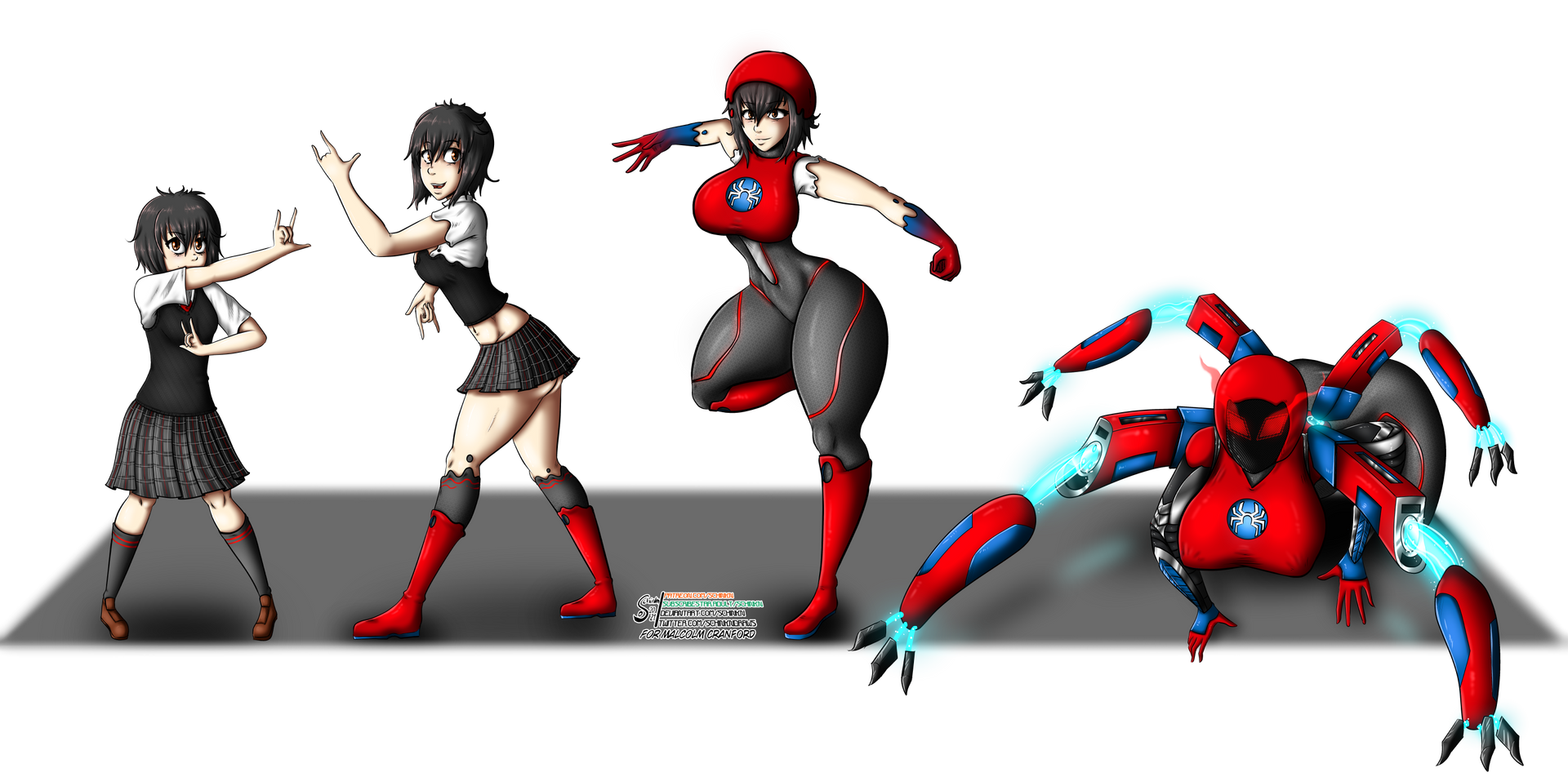 1girls, aged up, ass, ass expansion, body modification, breast expansion, breast growth, breast growth (enlargement), breasts, female, full body, growth, huge ass, huge breasts, marvel, marvel comics, navel, nipples, peni parker, ripped clothing, schinkn, spider-man: into the spider-verse, thick lips, thick thighs, thigh expansion, transformation, transparent background, wide hips