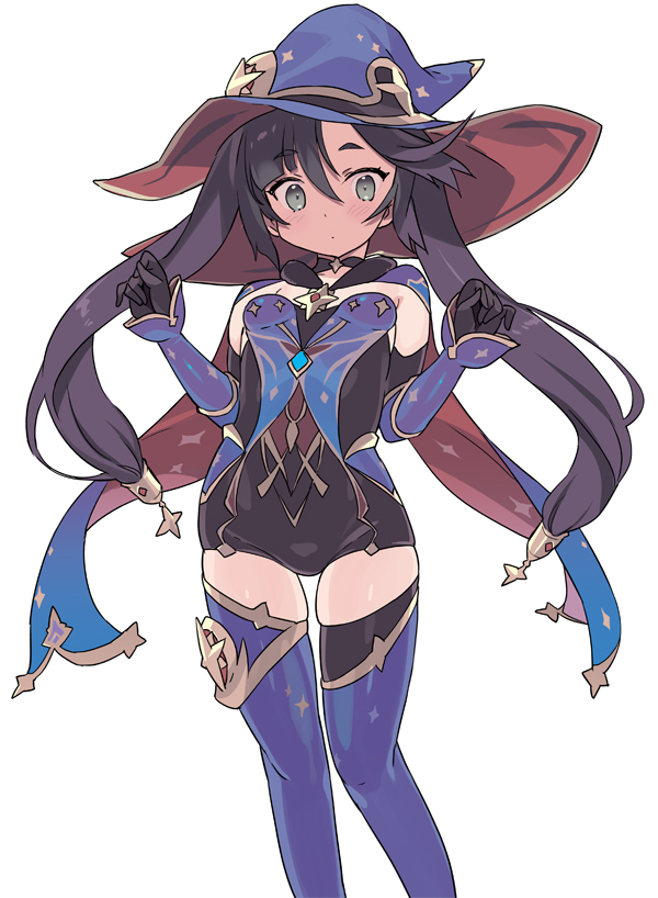 blade (galaxist), female, genshin impact, mona (genshin impact), tagme