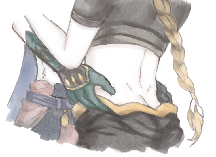 aether (genshin impact), artist request, ass, gay, genshin impact, groping, male, male only, xiao (genshin impact), yaoi