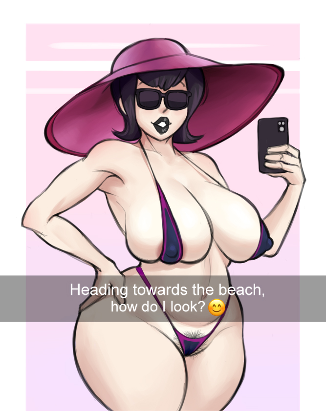 armpits, big breasts, bikini, black hair, breasts, clothing, curvaceous, curvy, curvy female, curvy figure, electronics, eyewear, female, goth, hairy pussy, headwear, hotel transylvania, humanoid, mavis dracula, micro bikini, milf, mother, new3canvas, one-piece swimsuit, overflowing breasts, pale skin, phone, plump, pubic hair, pubic hair peek, pussy, sagging breasts, selfie, smile, smiling at viewer, sun hat, swimwear, teeth, thick thighs, vampire, voluptuous